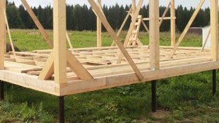 Сарай на винтовых сваях или хозблок на сваях Миасс цена от 2560 руб. / шт.